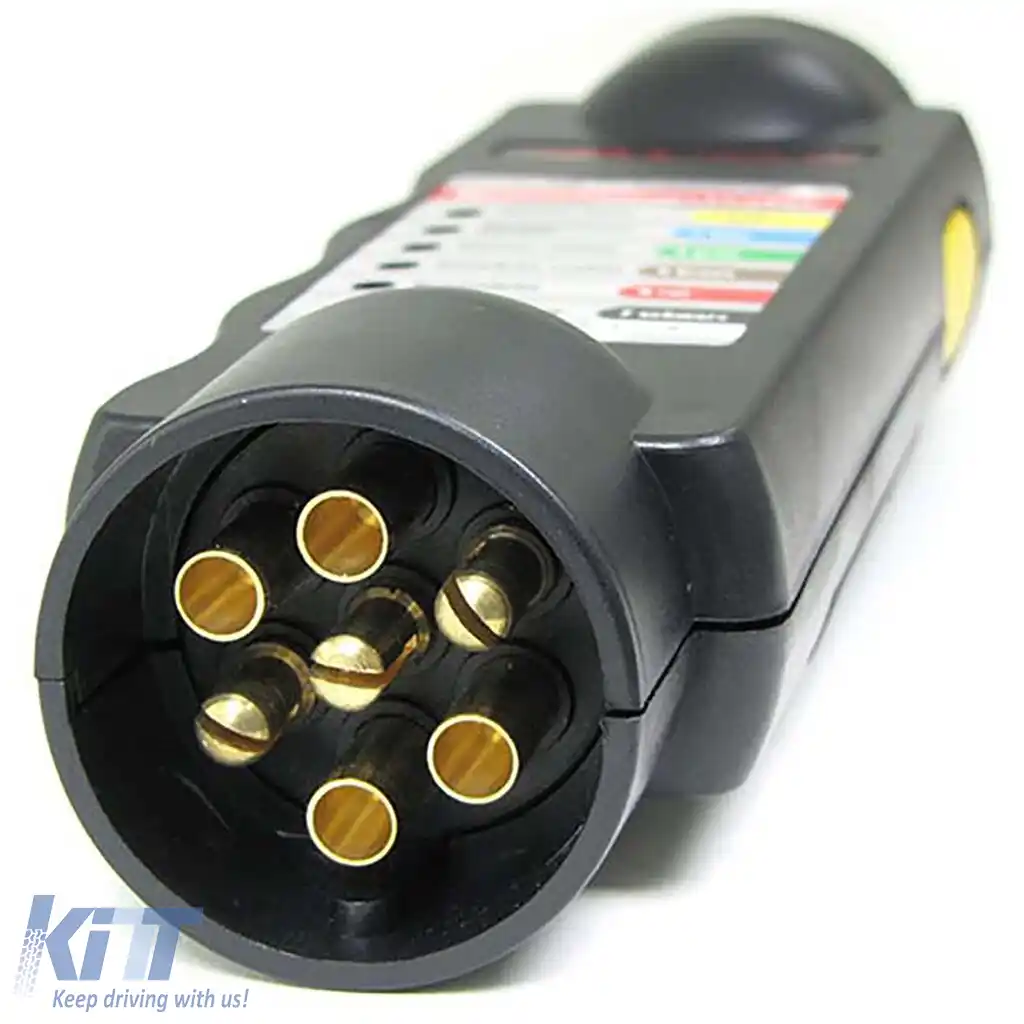 Dispozitiv de testare a iluminatului pentru remorci, tester pentru remorci, dispozitiv de testare pentru remorci cu 7 pini-image-6209484