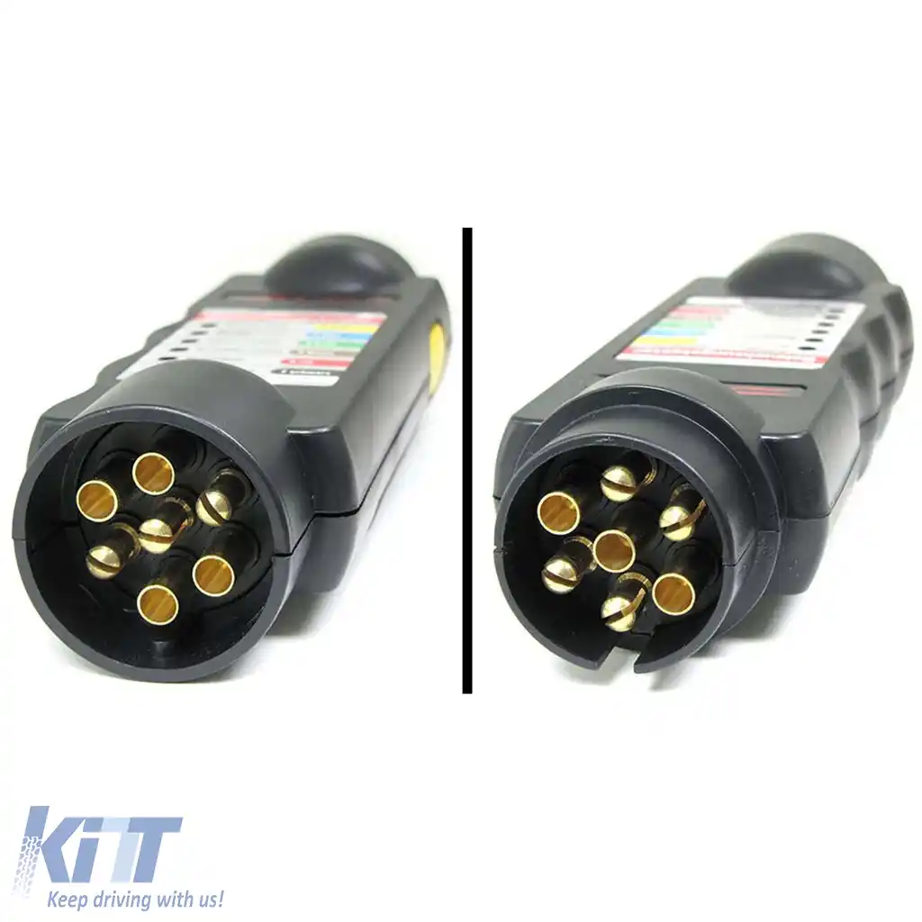 Dispozitiv de testare a iluminatului pentru remorci, tester pentru remorci, dispozitiv de testare pentru remorci cu 7 pini-image-6209486