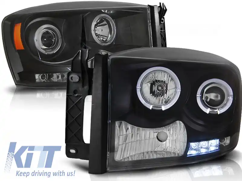 DODGE RAM 06-08 OCHI DE ÎNGER NEGRU