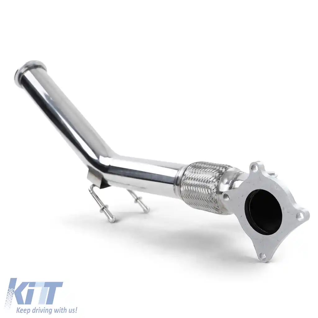 Downpipe din oțel inoxidabil pentru motorsport, potrivit pentru Audi A3 TT VW Golf 5 6 Jetta Scirocco Tiguan-image-6277355