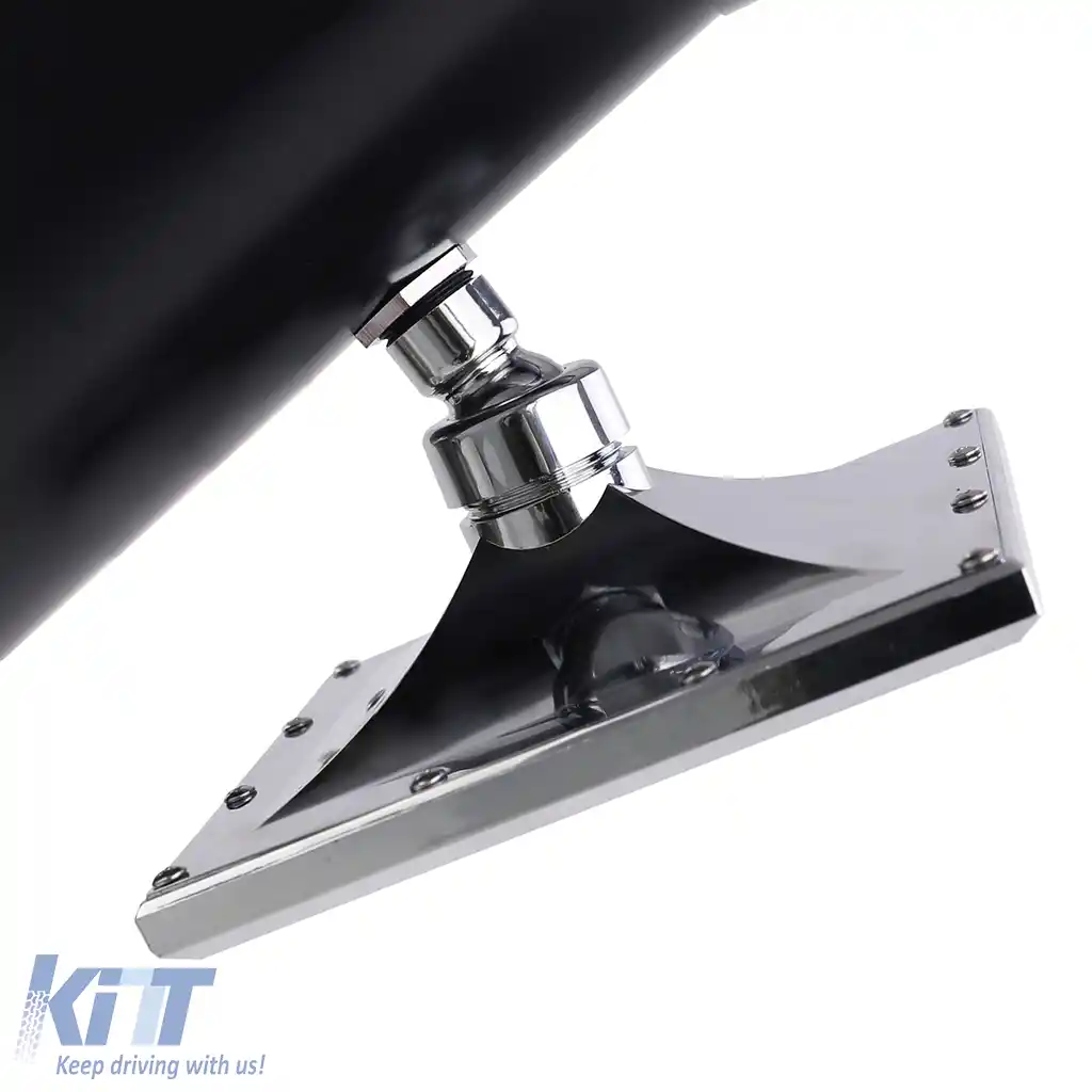 Duș solar de grădină curbat negru cu duș pentru picioare și cap de duș pătrat 20L-image-6191856