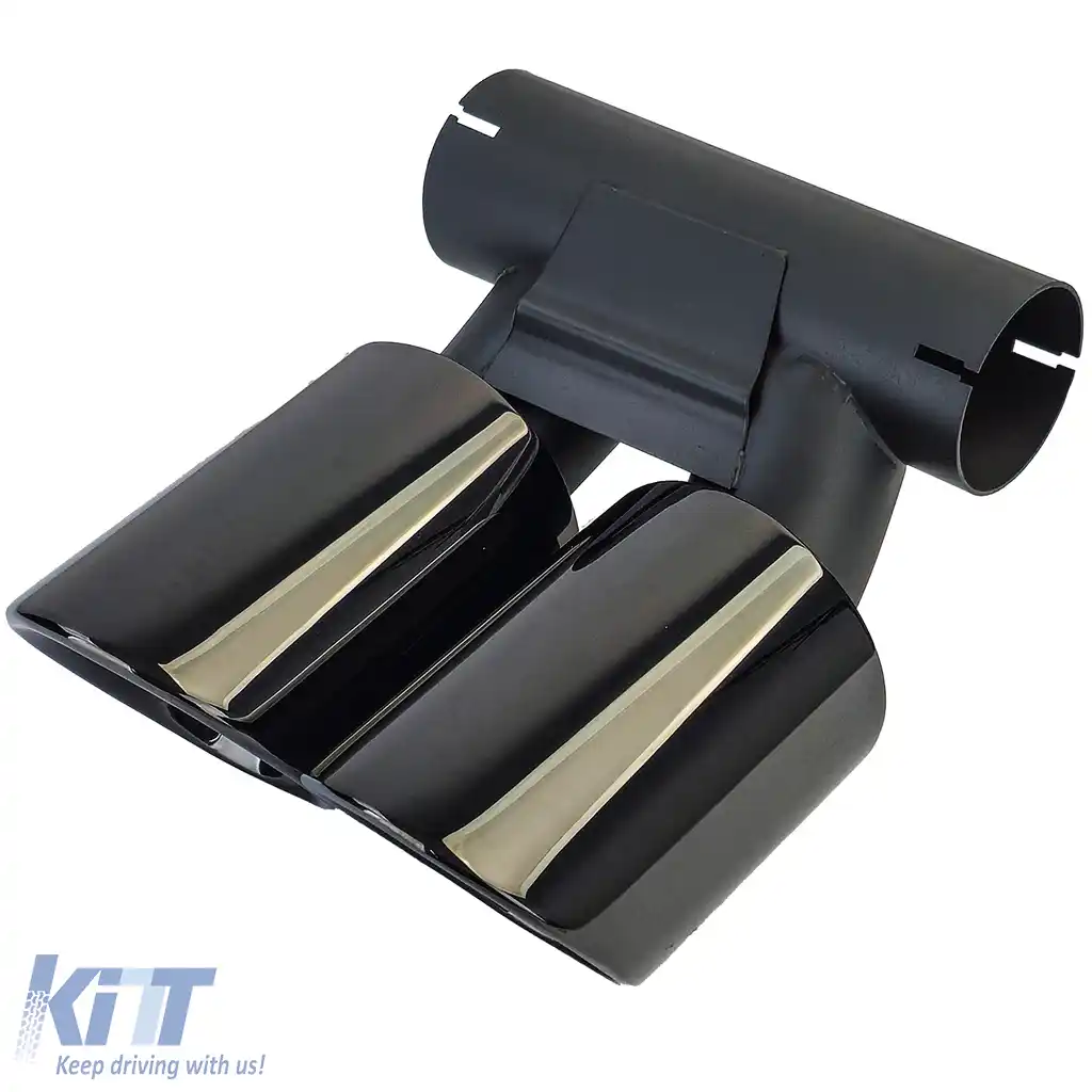 Dual Pipe GTS Tailpipe Negru potrivit pentru Porsche 718 Cayman Boxster 982 2016-2020-image-6199871