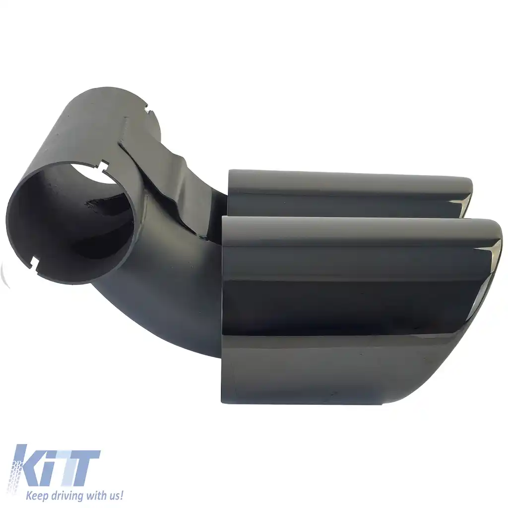 Dual Pipe GTS Tailpipe Negru potrivit pentru Porsche 718 Cayman Boxster 982 2016-2020-image-6199874