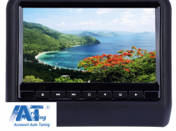 DVD Player Auto Universal Display Monitor compatibil cu tetiere - Negru-image-5996780