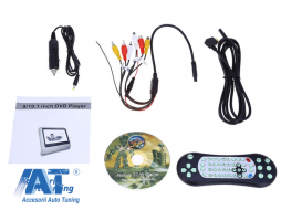 DVD Player Auto Universal Display Monitor compatibil cu tetiere - Negru-image-5996784