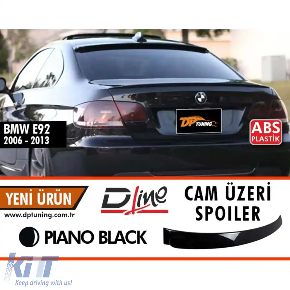image-28-E92 ACS Stil Spoiler Acoperiș Negru Pian ABS / 2006-2013