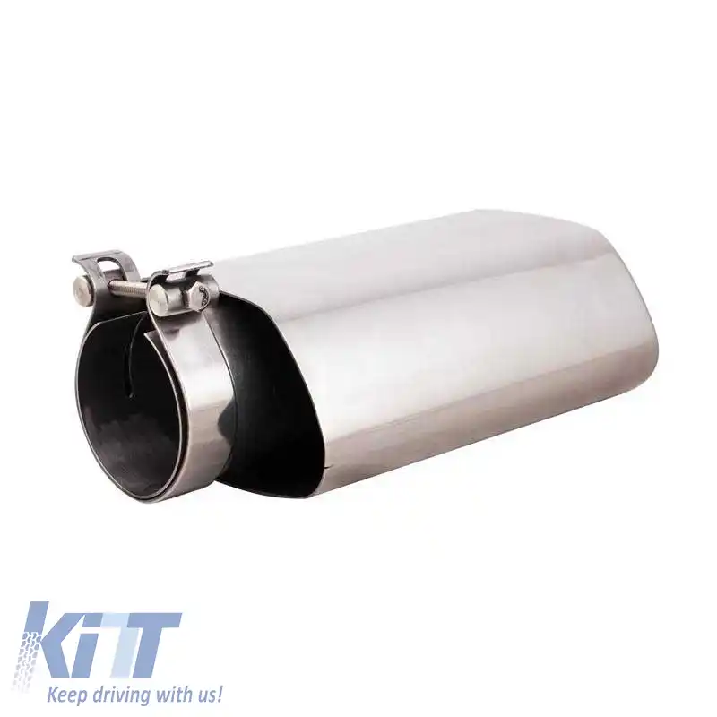 Țeavă de eșapament universală argintie potrivită pentru Opel Astra OPC Look 4008OPC 1 buc.-image-6295678