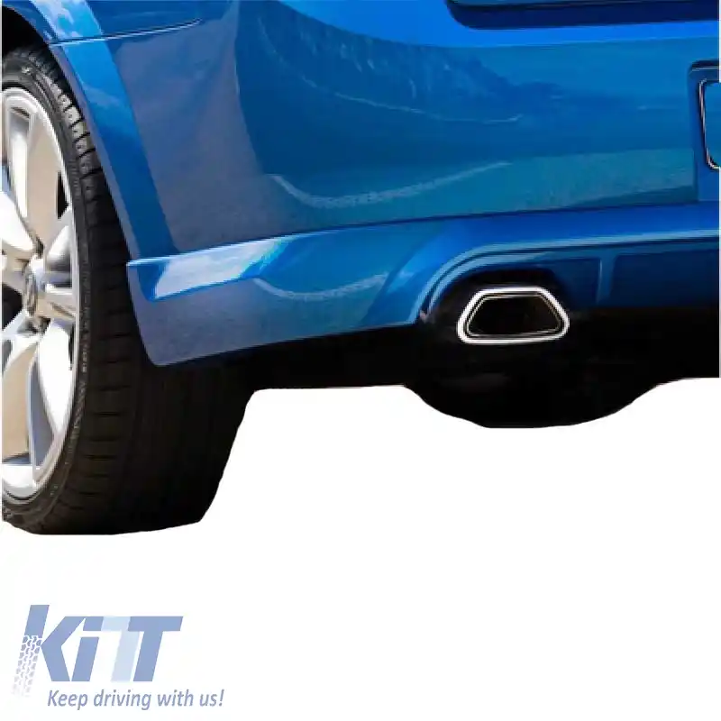 Țeavă de eșapament universală argintie potrivită pentru Opel Astra OPC Look 4008OPC 1 buc.-image-6295679