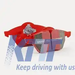 EBC Redstuff Ceramic Sport Brake Pads Axul Spate DP31722/2C potrivit pentru Dodge Magnum Lancia Thema