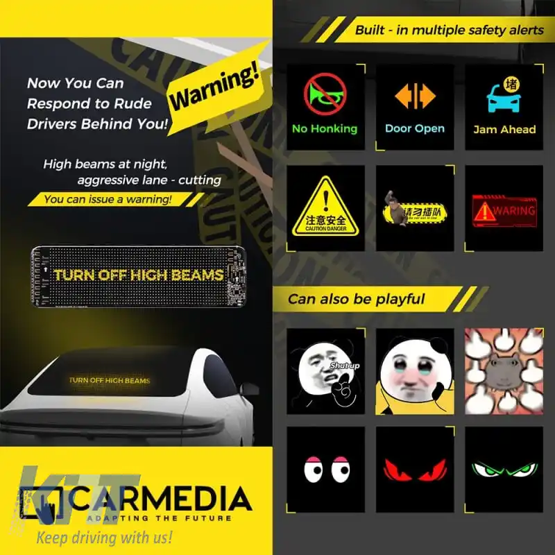 Ecran de mesaj digital LED flexibil, potrivit pentru aplicația Android/iOS 49.2x11cm-image-6322660