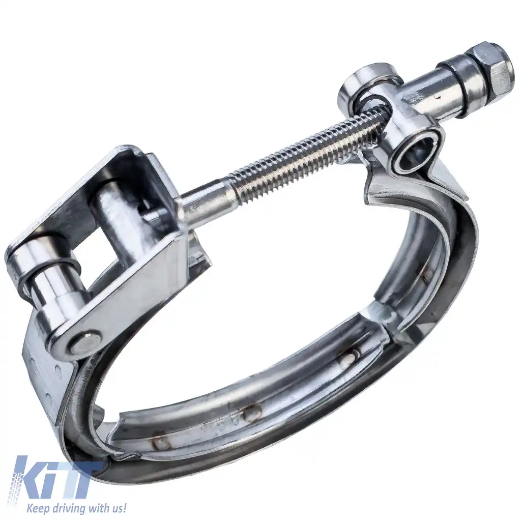 Edelstahl V-Band Schelle Klemme Set mit Schnellverschluss 3.5