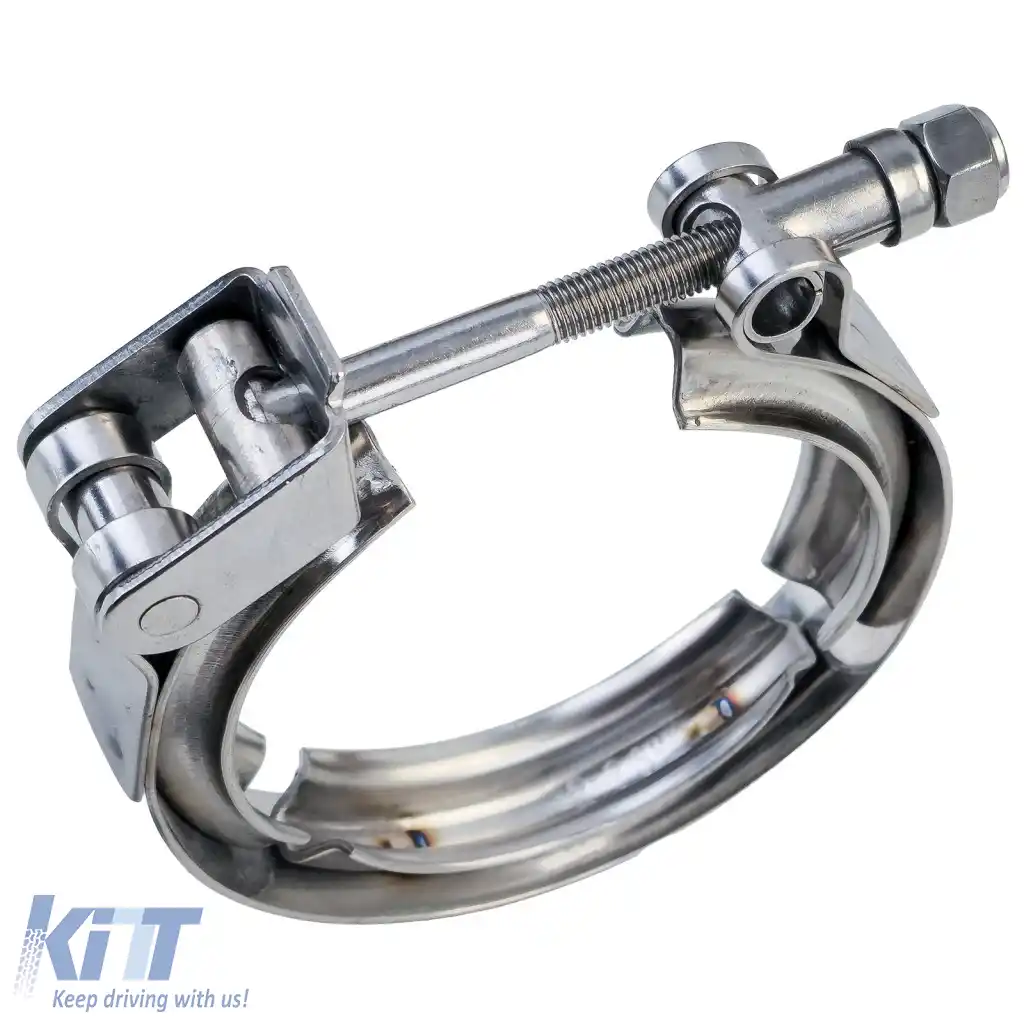 Edelstahl V-Band Schelle Klemme Set mit Schnellverschluss 2.5