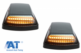 Eleron Frontal Semnal Dinamic cu Lampi Semnalizare LED compatibil cu Mercedes G-Class W463  (1989-2017) 6X6 Look-image-6046842