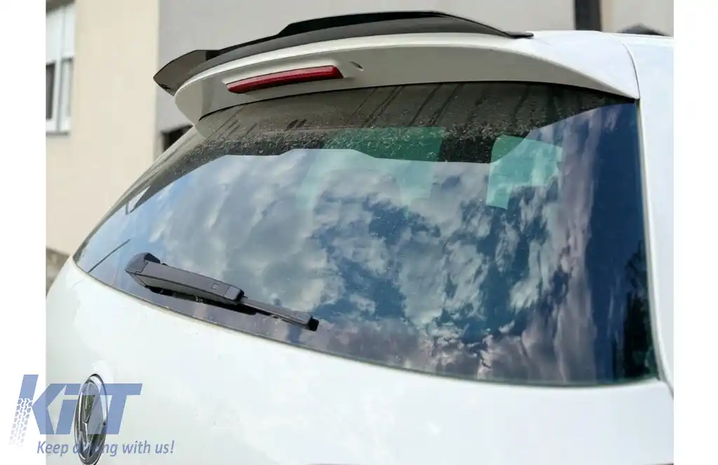 Eleron Luneta Add On compatibil cu VW Golf 6 Hatchback (2008-2012) GTI Design Negru Lucios-image-6278642