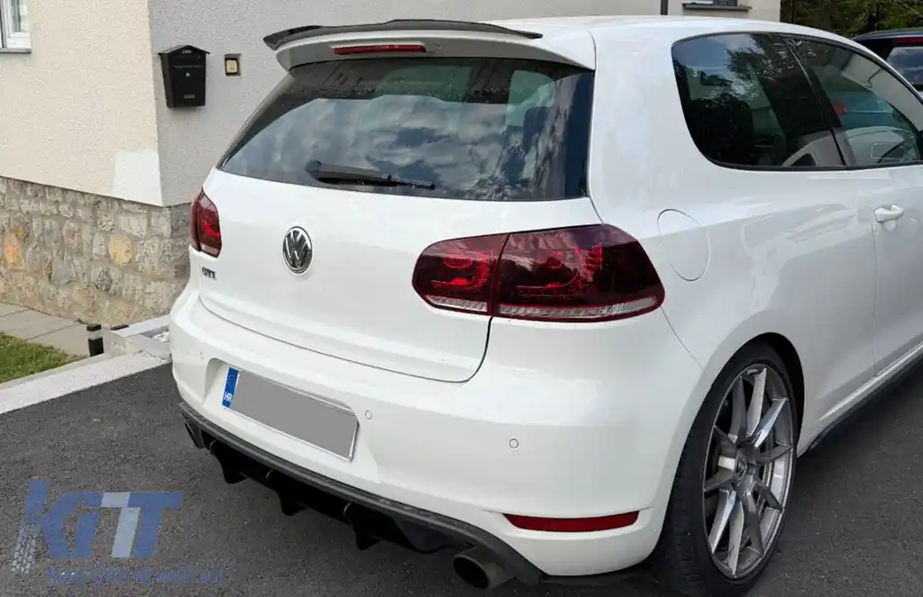 Eleron Luneta Add On compatibil cu VW Golf 6 Hatchback (2008-2012) GTI Design Negru Lucios-image-6278644