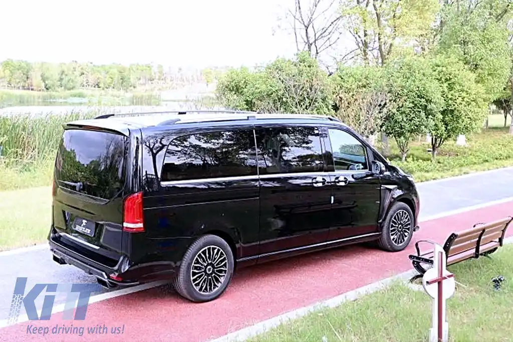 Eleron Luneta compatibil cu Mercedes V-Class W447 (2014-04.2024) EQV (2020-) Negru Lucios-image-6114299
