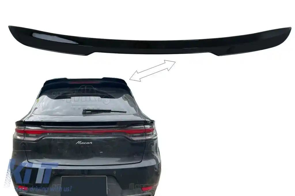 Eleron Luneta compatibil cu Porsche Macan (2014-2021) Negru Lucios