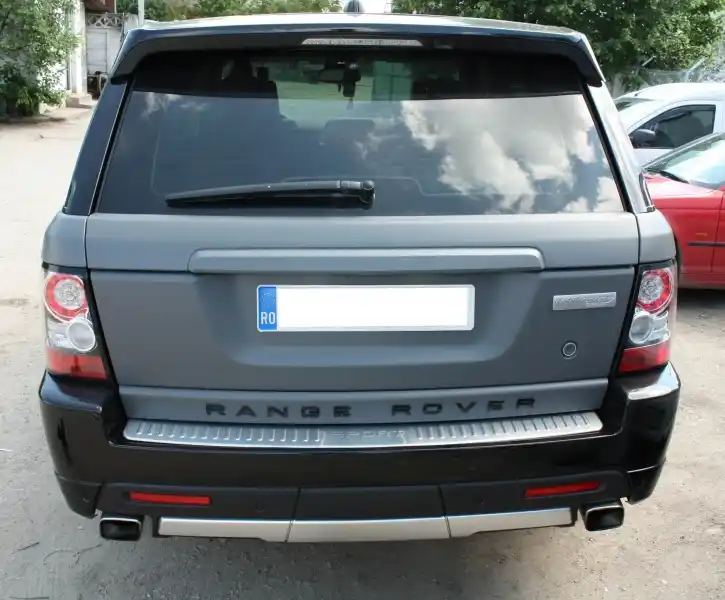 Eleron Luneta cu Protectie Bara Spate compatibil cu Range Rover Sport Facelift L320 2010-2013 Aubiography Design-image-6042027