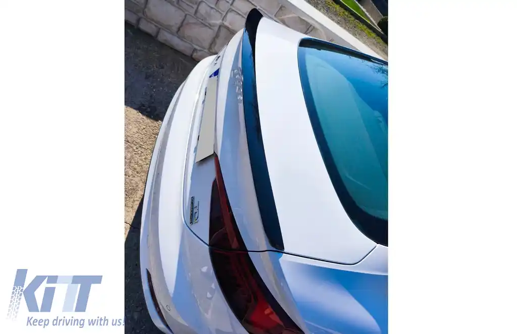 Eleron Portbagaj compatibil cu Audi A5 F5 Sportback (2017-) Negru Lucios-image-6164860