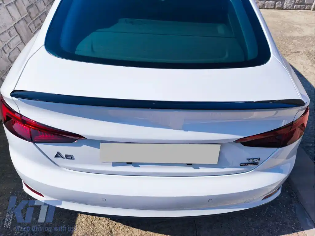 Eleron Portbagaj compatibil cu Audi A5 F5 Sportback (2017-) Negru Lucios-image-6164861