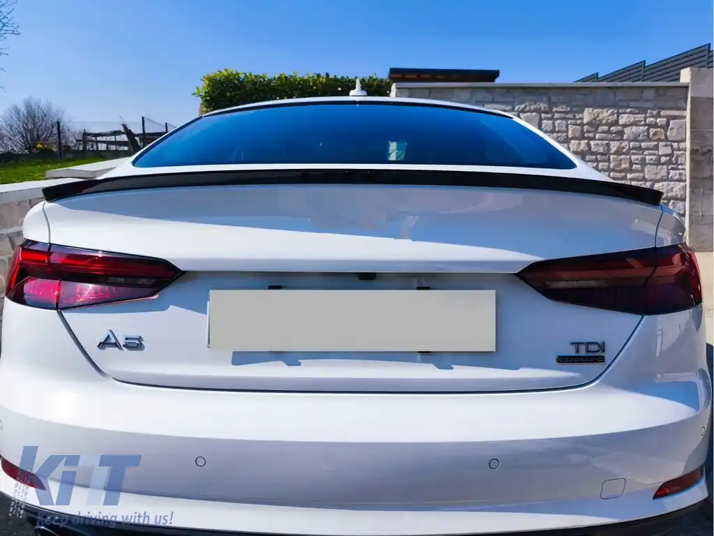 Eleron Portbagaj compatibil cu Audi A5 F5 Sportback (2017-) Negru Lucios-image-6164862