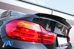 Eleron Portbagaj compatibil cu BMW 4 Series Gran Coupe F36 (2014-up) M4 CSL Design Negru Lucios-image-6071191