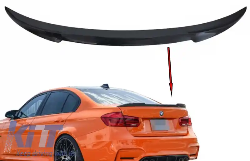 Eleron Portbagaj compatibil cu BMW Seria 3 F30 F80 (2011-2018) M4 Design Real Carbon