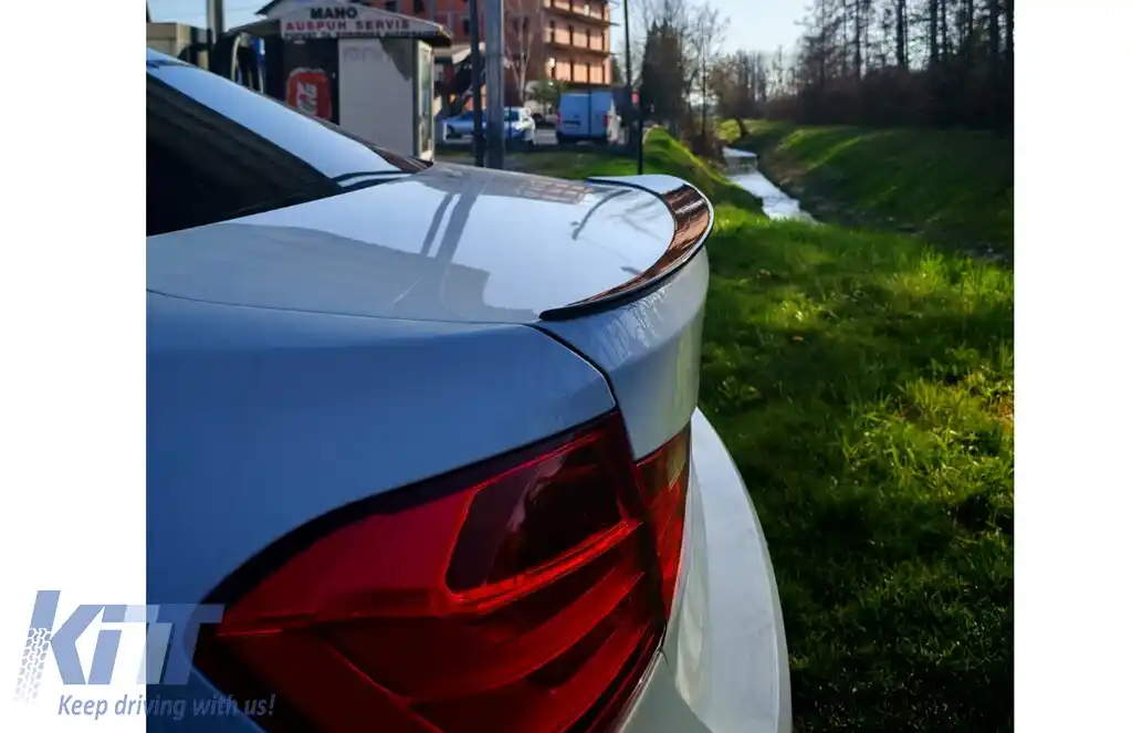 Eleron Portbagaj compatibil cu BMW Seria 3 F30 (2011-up) M3 Design Negru Mat-image-6164856