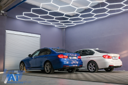 Eleron Portbagaj compatibil cu BMW Seria 3 F30 (2011-2014) F30 LCI (2015-2019) Negru Lucios-image-6088622