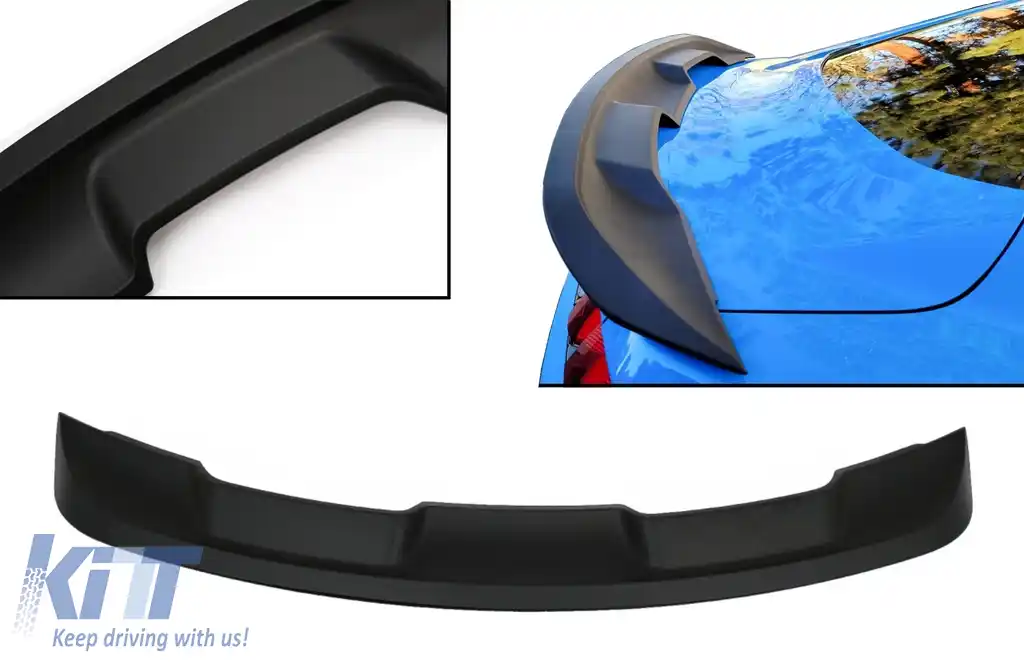 Eleron Portbagaj compatibil cu Ford Mustang Mk6 Sixth Generation (2015-2020) GT500 Design Negru Mat