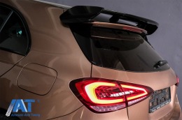 Eleron Portbagaj compatibil cu Mercedes A-Class Hatchback W177 (2018-up) A45 Design Negru Lucios-image-6086105