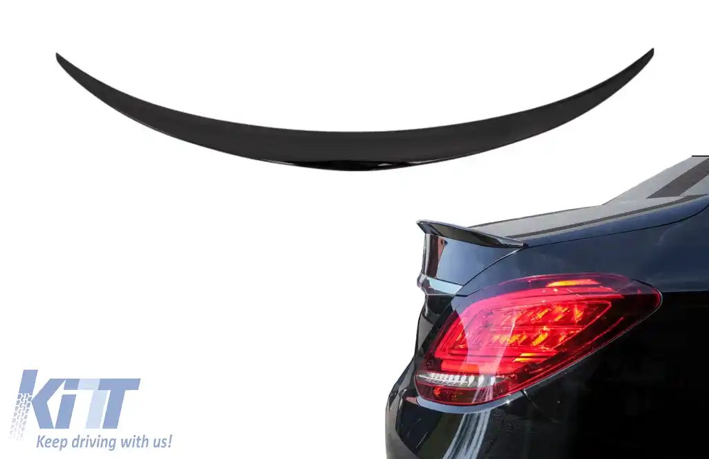 Eleron Portbagaj compatibil cu Mercedes C-Class W205 (2014-2020) Design Negru Lucios