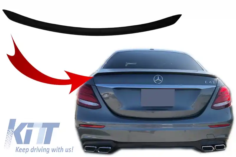 Eleron Portbagaj compatibil cu Mercedes E-Class W213 (2016-up) Negru Mat