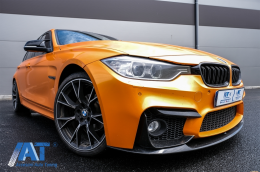 Eleron Portbagaj si Capace oglinzi compatibil cu BMW 4 Series Gran Coupe F36 (2014-03.2019) M4 CSL Design Negru Lucios-image-6075013