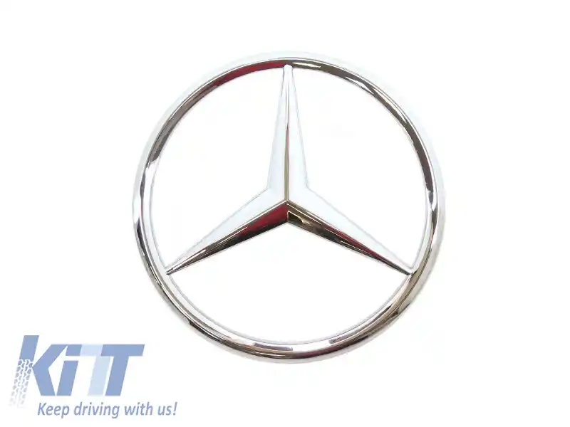 Emblemă pentru grila frontală potrivită pentru Mercedes 165 mm