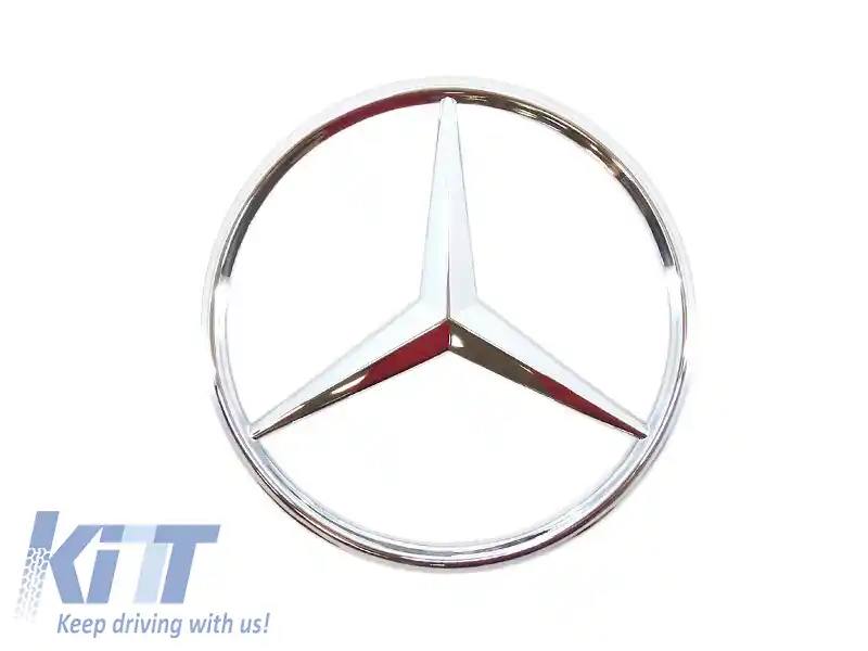Emblemă pentru grila frontală potrivită pentru Mercedes 185 mm