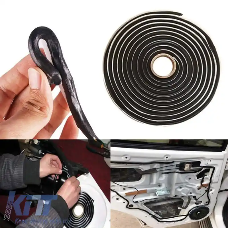 Etanșant pentru parbriz negru 9.5mm x 4.57 metri 1 buc.-image-6302310