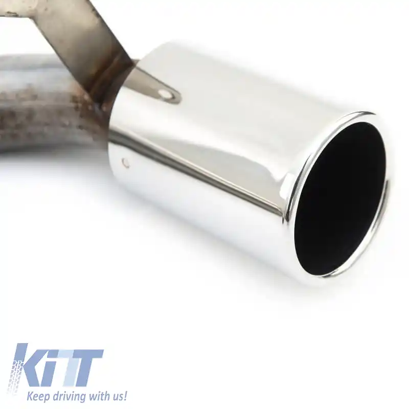 Țevi de eșapament cromate potrivite pentru BMW X1 F48 2014-2022 din oțel inoxidabil 2 buc-image-6321321