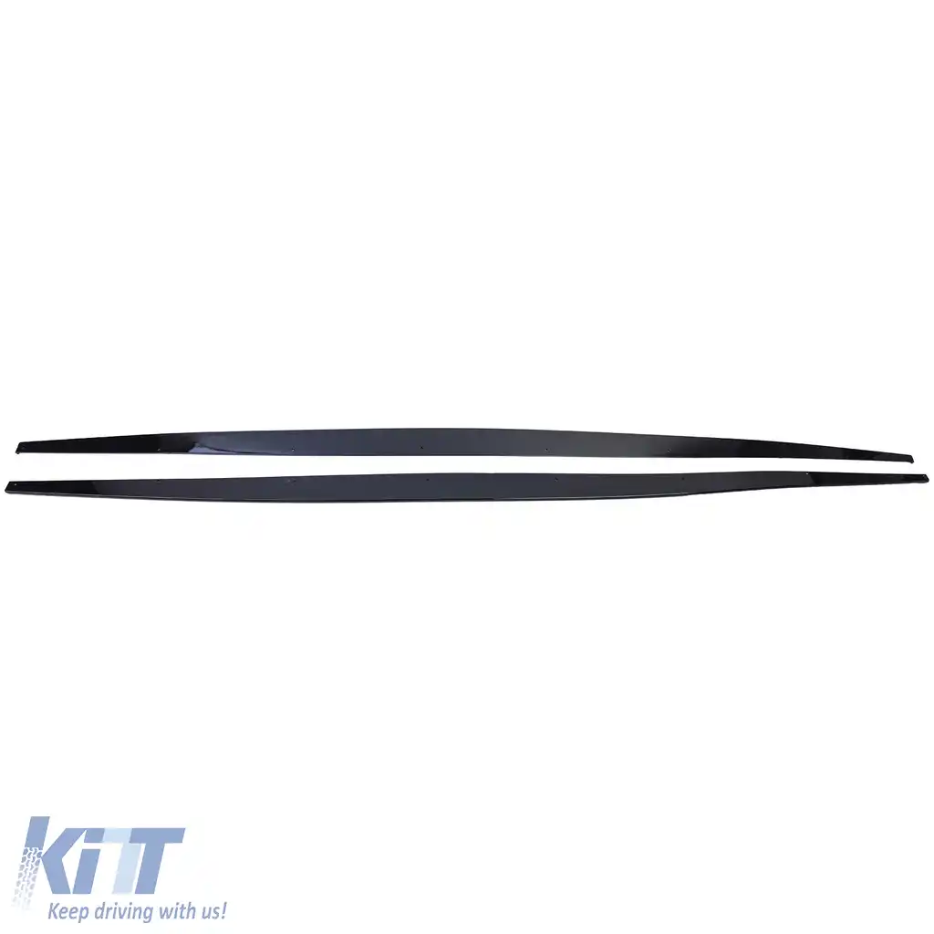 Extensie de praguri laterale negru lucios potrivită pentru BMW Seria 1 F20 F21 LCI 15-19-image-6193978