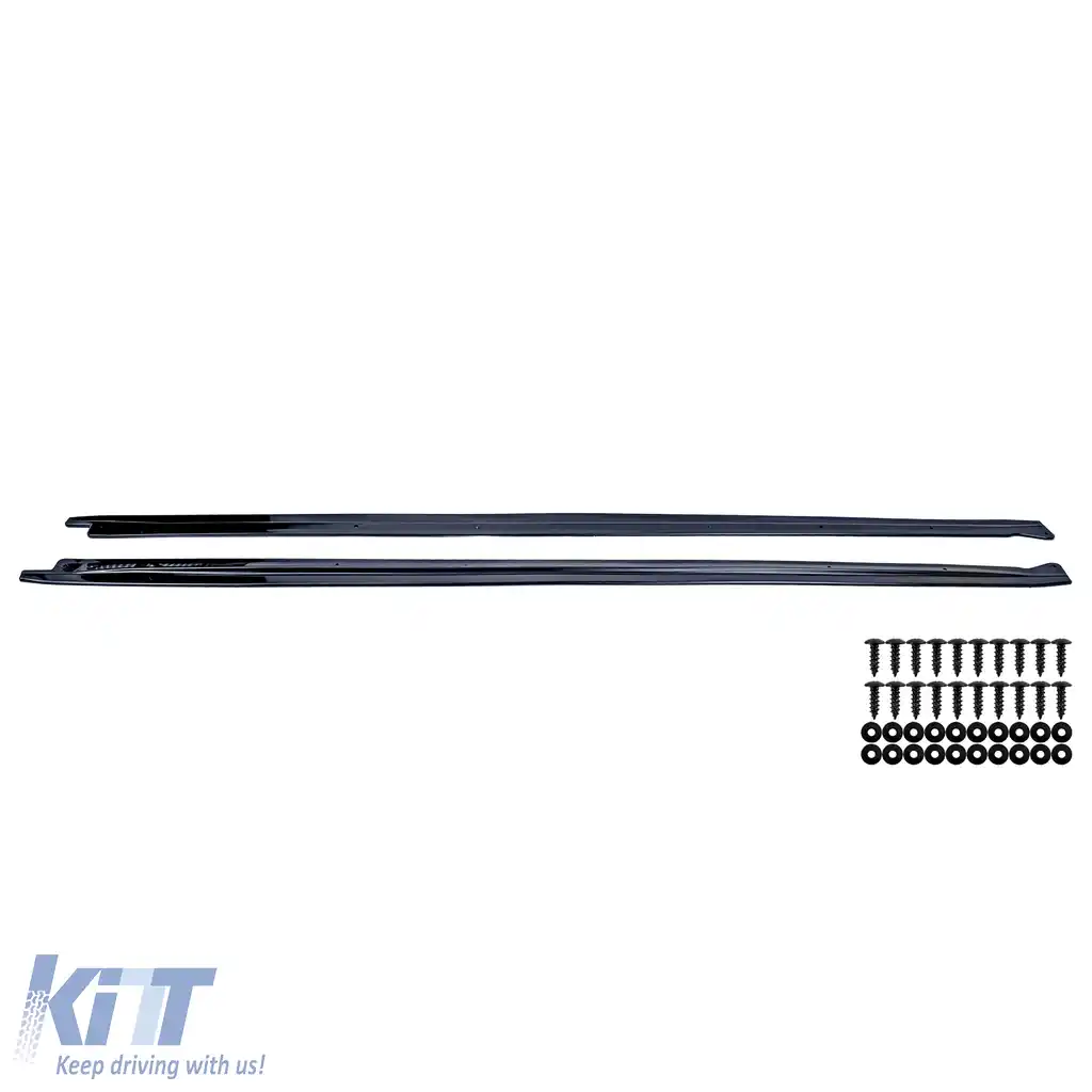 Extensie de praguri laterale negru lucios potrivită pentru BMW X5 F15 13-18-image-6204127