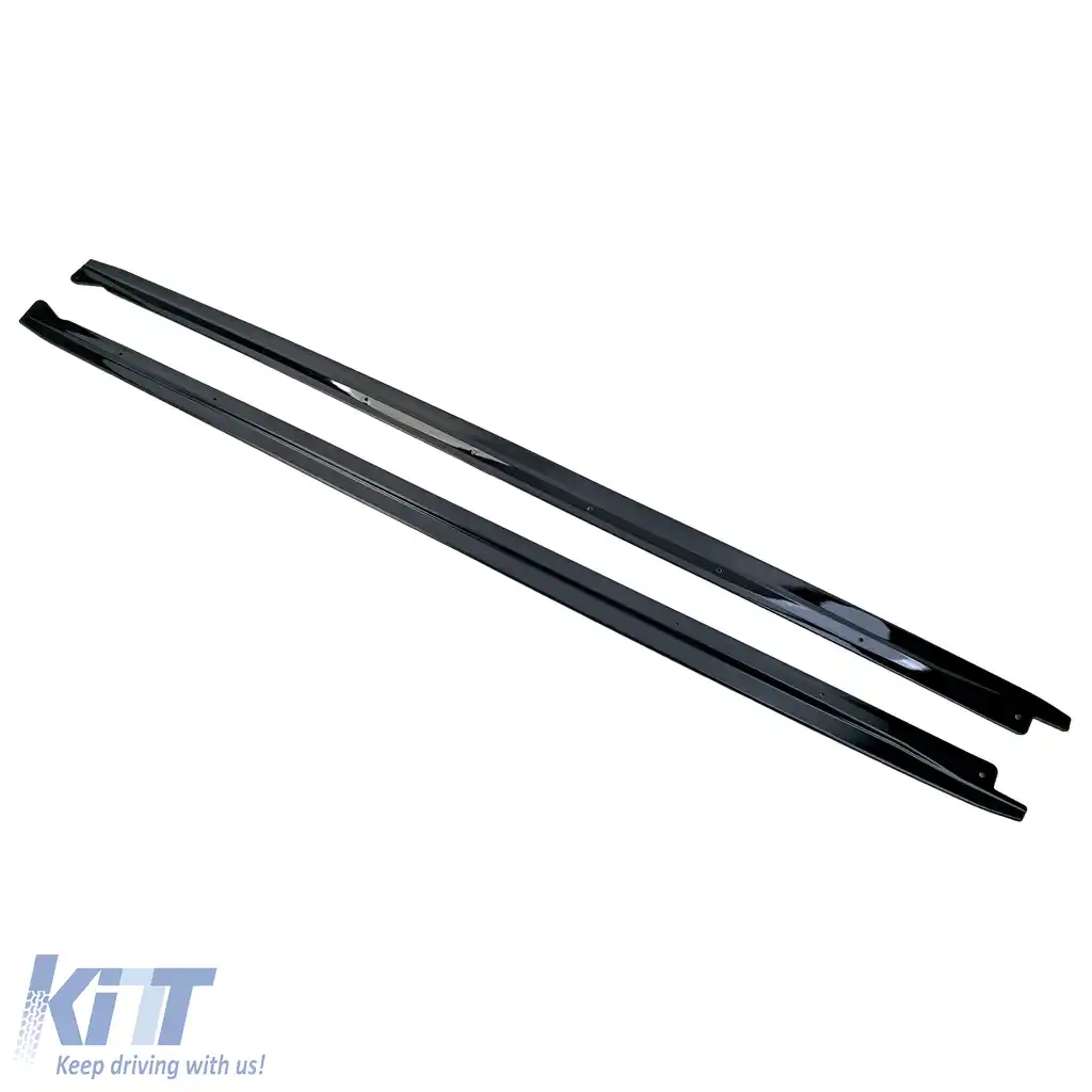 Extensie de praguri laterale negru lucios potrivită pentru BMW X5 F15 13-18-image-6204129