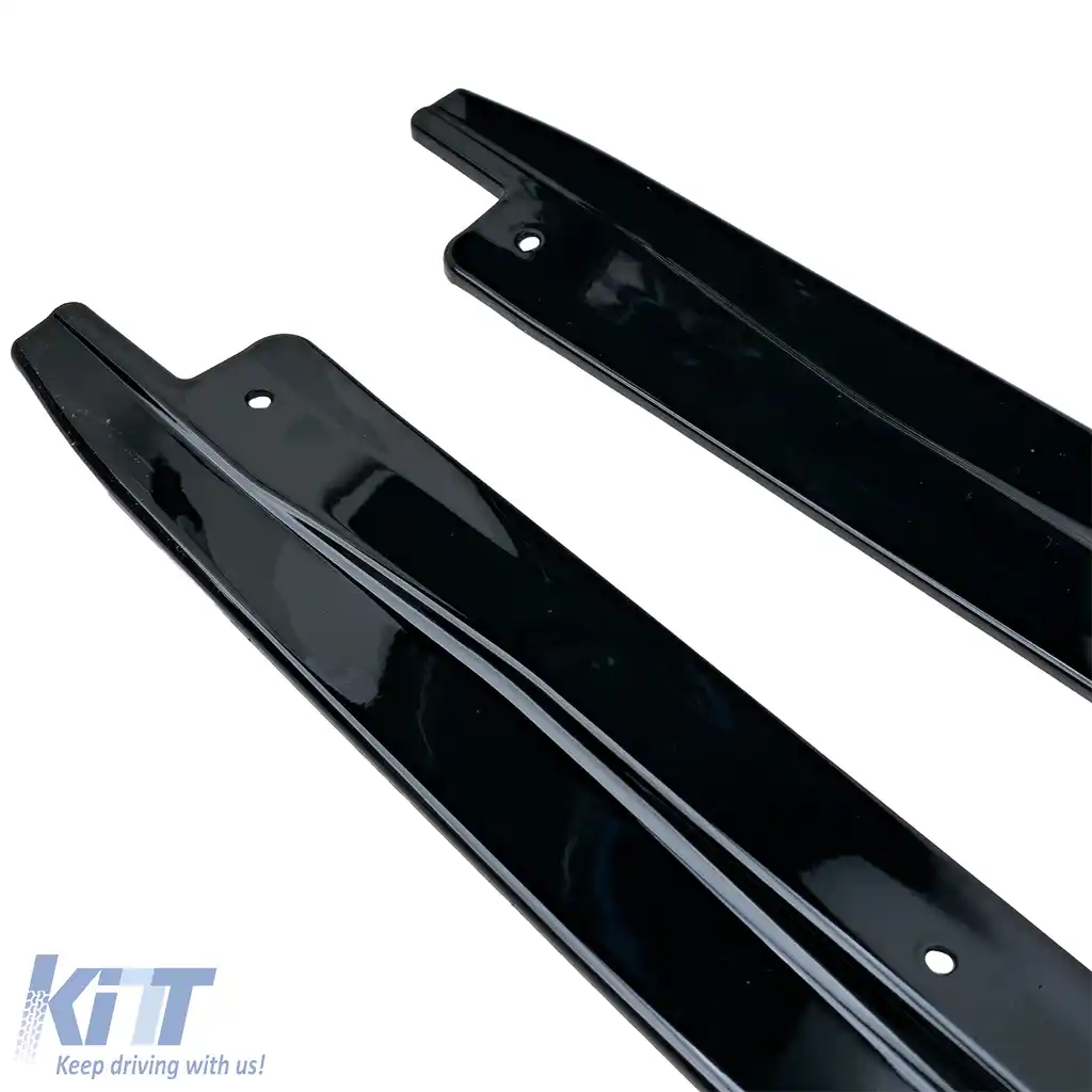 Extensie de praguri laterale negru lucios potrivită pentru BMW X5 F15 13-18-image-6204130