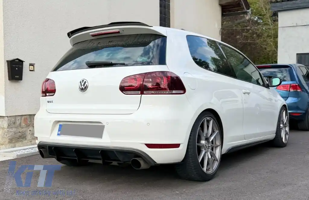 Extensie Difuzor Bara Spate compatibil cu VW Golf VI 6 GTI (2008-2013)-image-6278647