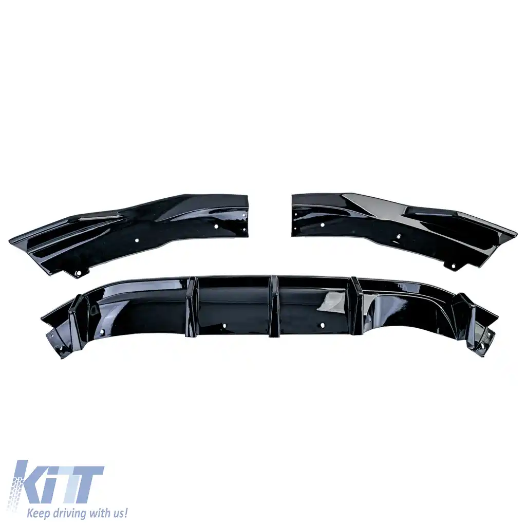 Extensie difuzor spate sport negru lucios, potrivită pentru Mazda NX-5 ND din 2015-image-6327317