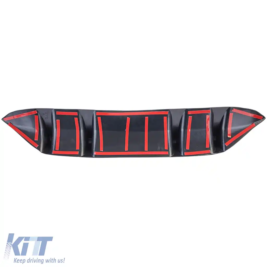 Extensie difuzor spate sport potrivită pentru bara de protecție Design-Line Mercedes C W205 18-21-image-6202591