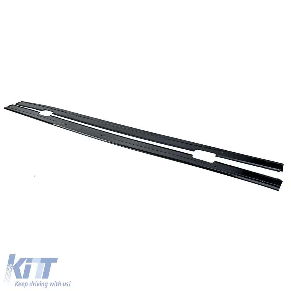 Extensie fusta laterala neagra lucioasa potrivita pentru BMW Seria 3 E92 E93 Coupe Cabriolet-image-6210338