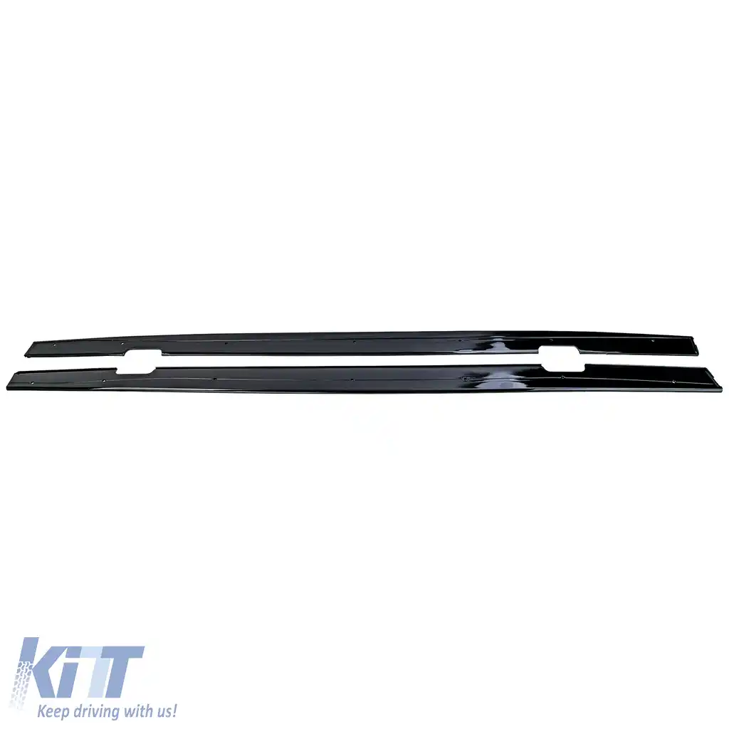 Extensie fusta laterala neagra lucioasa potrivita pentru BMW Seria 3 E92 E93 Coupe Cabriolet-image-6210339