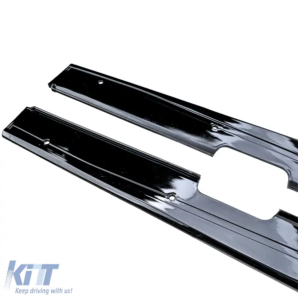 Extensie fusta laterala neagra lucioasa potrivita pentru BMW Seria 3 E92 E93 Coupe Cabriolet-image-6210340