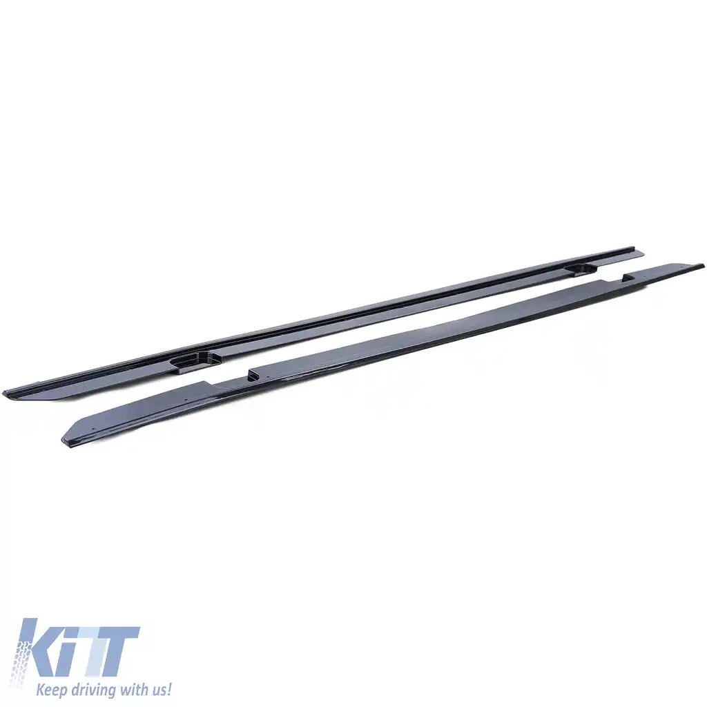 Extensie pentru praguri laterale negru lucios, potrivită pentru BMW Seria 2 F22 F23 din 13-image-6192609