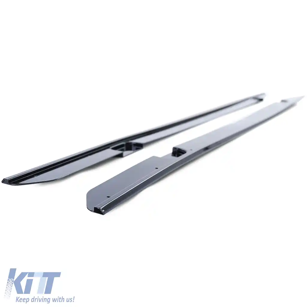 Extensie pentru praguri laterale negru lucios, potrivită pentru BMW Seria 2 F22 F23 din 13-image-6192610